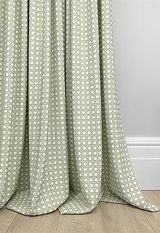 Weavers, Bud Green - Made to Measure Curtains